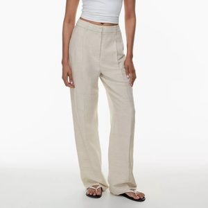 Aritzia effortless pant linen short